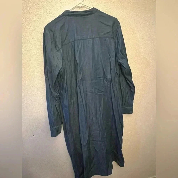 Laurie felt denim dress with tie NWT - Picture 6 of 7